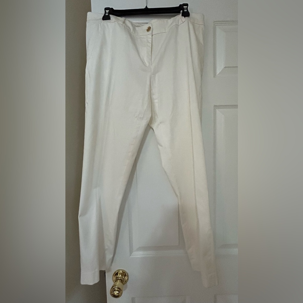 Michael Kors white pants; Good condition; Size 12